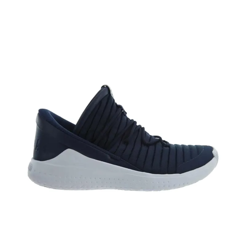 Jordan True Flight Wear resistant And Lightweight Low Top Vintage Basketball Shoes Men's Dark Blue-1