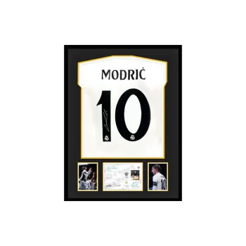 Three For Real Madrid Team Jersey Exquisite Mounting, Outer Frame Approx. 65x85cm