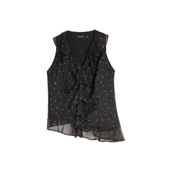 ELLE Shirts Women's Black White