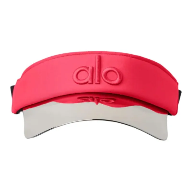 Alo Yoga Polyester Sun Protection Hats Unisex Red-1