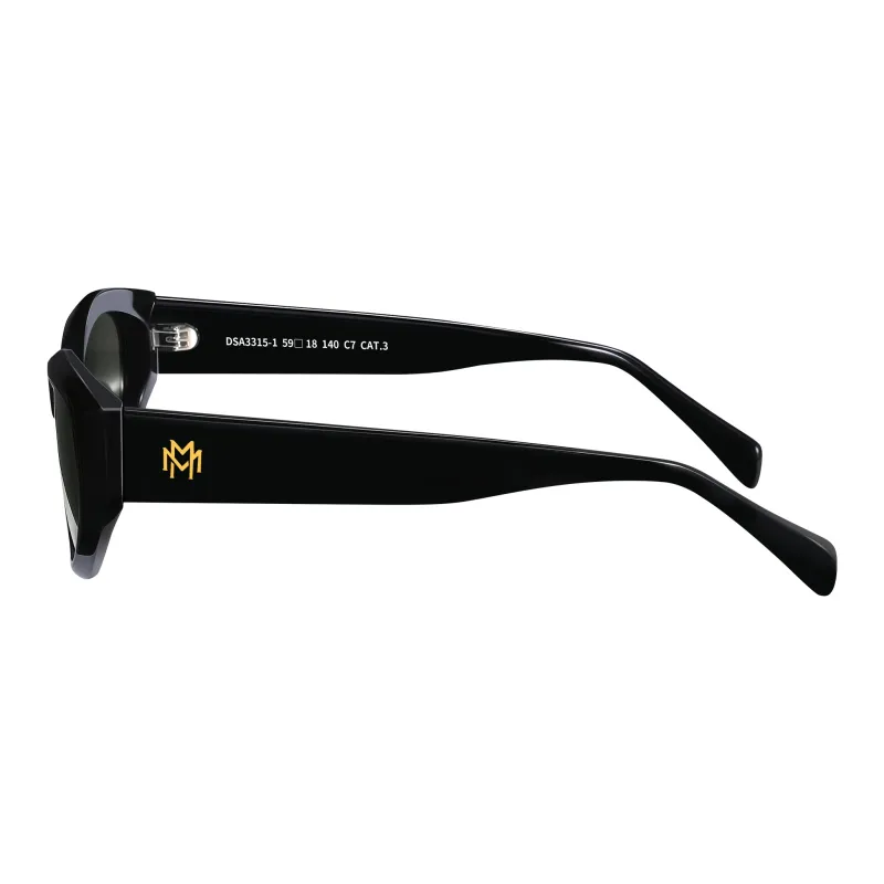 Disney Plate Frame Cat Eye Sunglasses Unisex Black-6