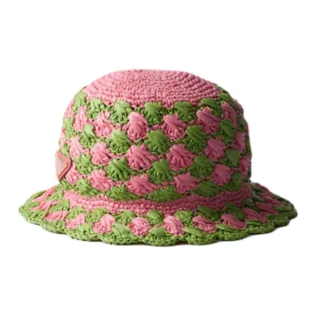 PRADA Enamel Bucket Hats Women's Pink