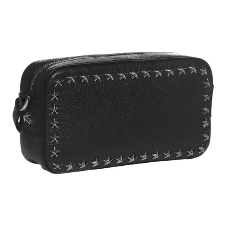 Jimmy Choo Cowhide Leather Shoulder Bag Women's Black-2