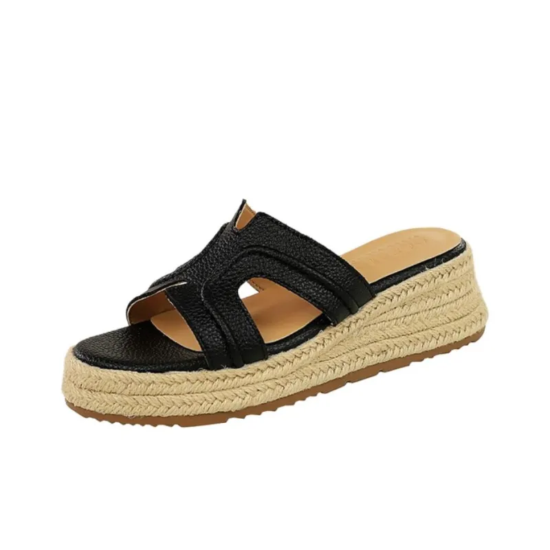 BIGTREE Rubber Abrasion Resistant Slide Slippers Women's-6