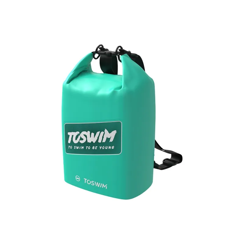 TOSWIM Polyester Swim One Shoulder Backpack Unisex Pink/Black/Yellow/Green-7