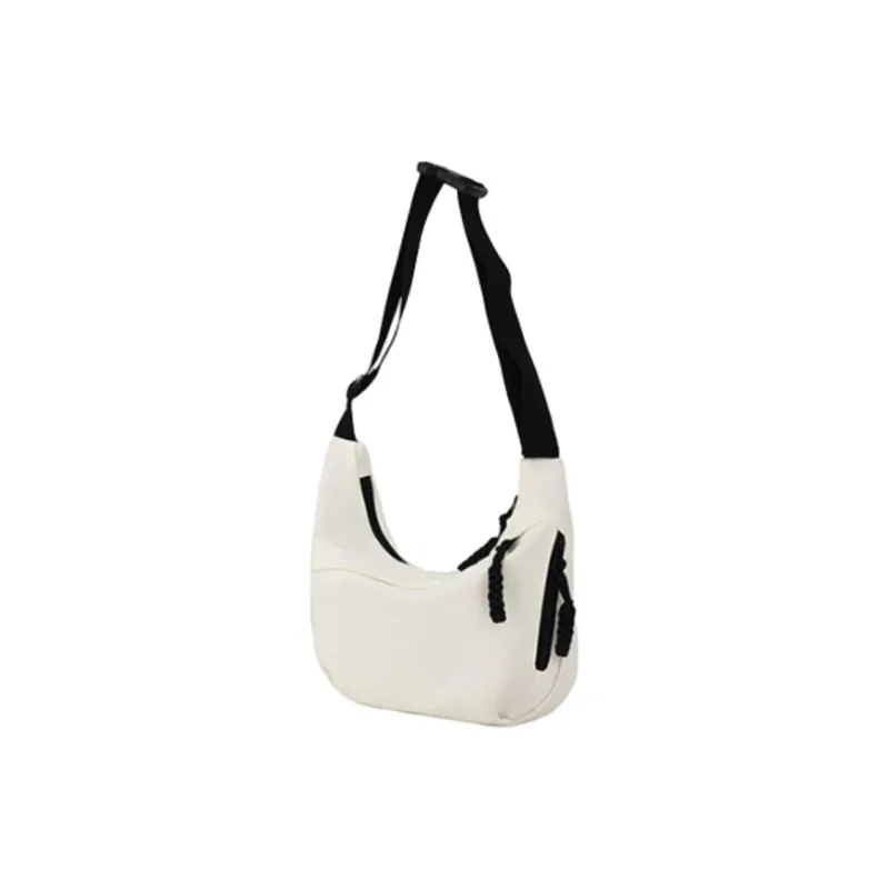 Techson Nylon Shoulder Bag Unisex Ivory-1