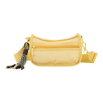 LeSportsac Fabric Shoulder Bag, Crossbody Bag Medium Size Women's Pomelo Yellow