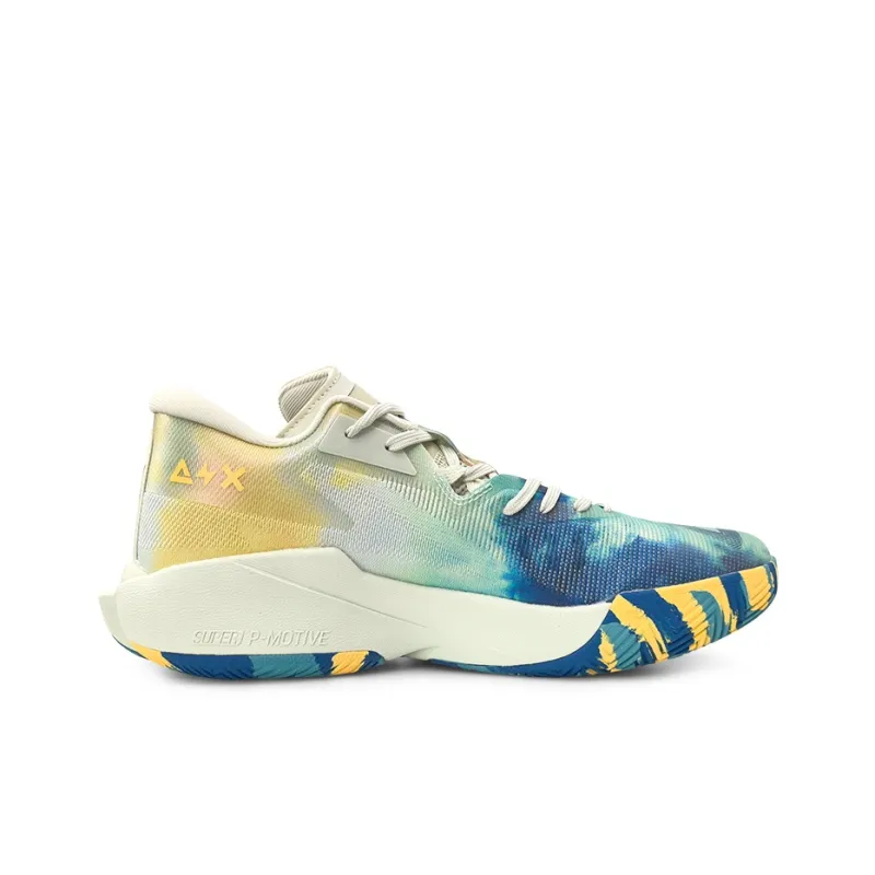 PEAK Lightning 10 Basketball Shoes Men Low Top Milk Jade/Caribbean Blue-1