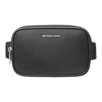 MICHAEL KORS Nylon Crossbody Fanny Pack Trumpets Women's Black