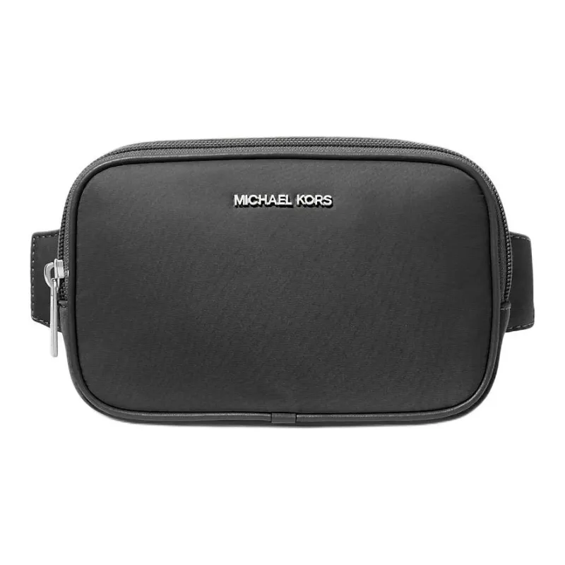 MICHAEL KORS Nylon Crossbody Fanny Pack Trumpets Women's Black-0