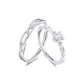 Couple Rings[Sterling Silver 999]