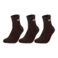 [Soft and Warm Terry Socks]Dark Coffee (3 Pack)