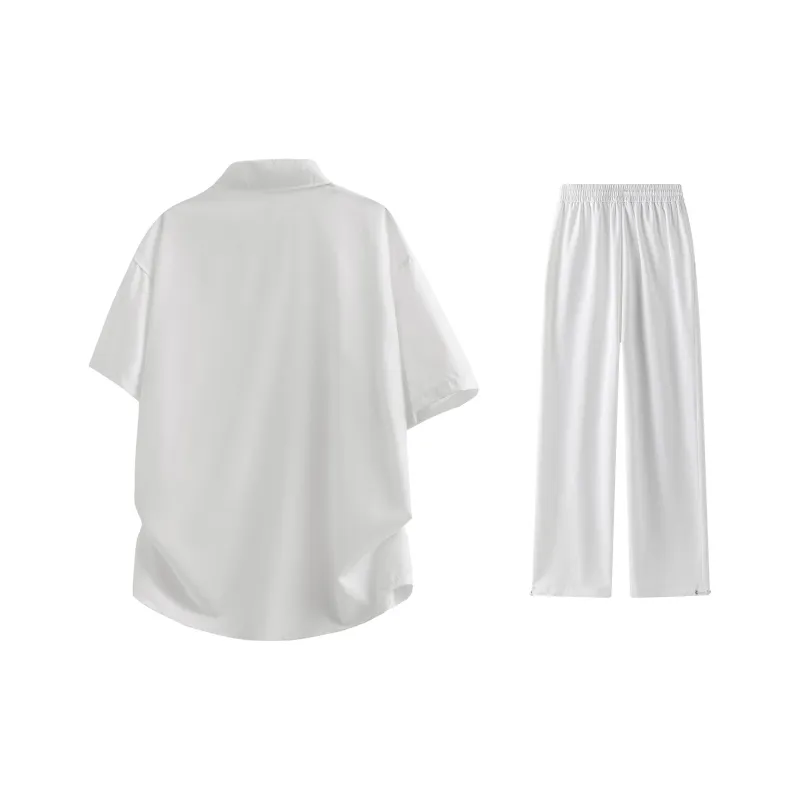 JINBEILE Shirt Matching Set Unisex-4