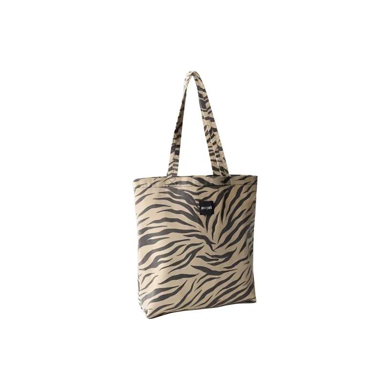 ZARA Cotton Tote Bag, Shopping Bag, Shoulder Bag Women's Light Beige Yellow-2