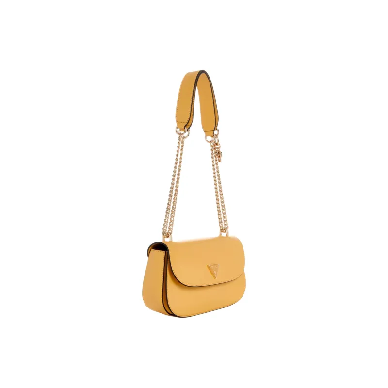 GUESS Artificial Leather Crossbody Bag Shoulder Bag Regular Women's Yellow-1