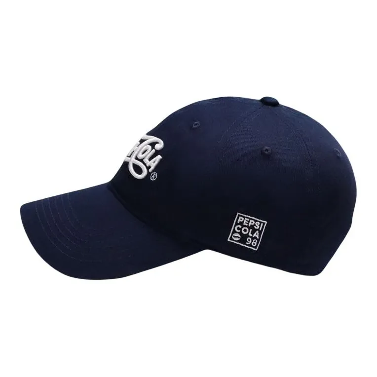 Pepsi Cotton Comfortable Baseball Caps Unisex Black/Ecru/Blue White/Green White/Charcoal Gray/Dark Blue/Brown-1