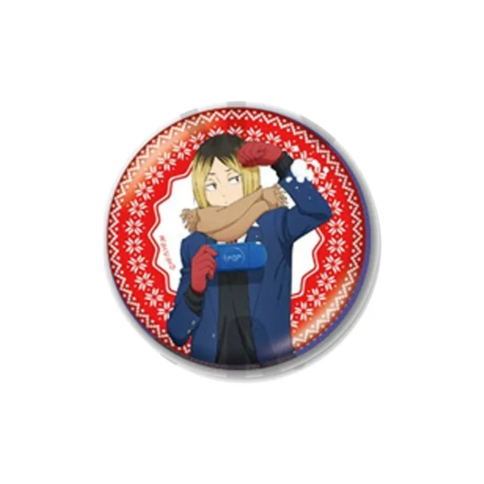 CRUX Haikyuu!! , Snow Version Hayashi, Kozuchi, Itsui, Black Heel Tab Badges-6