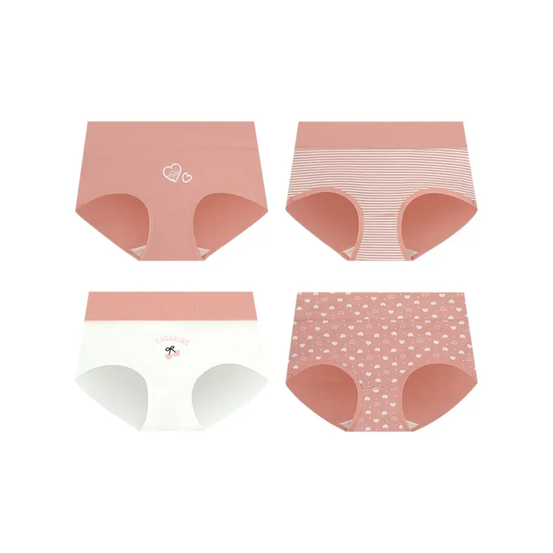 Red Bean Underpants Women's 4 Pack-14