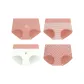 Combo 3 (White Heart+Pink Stripes+White+Pink)