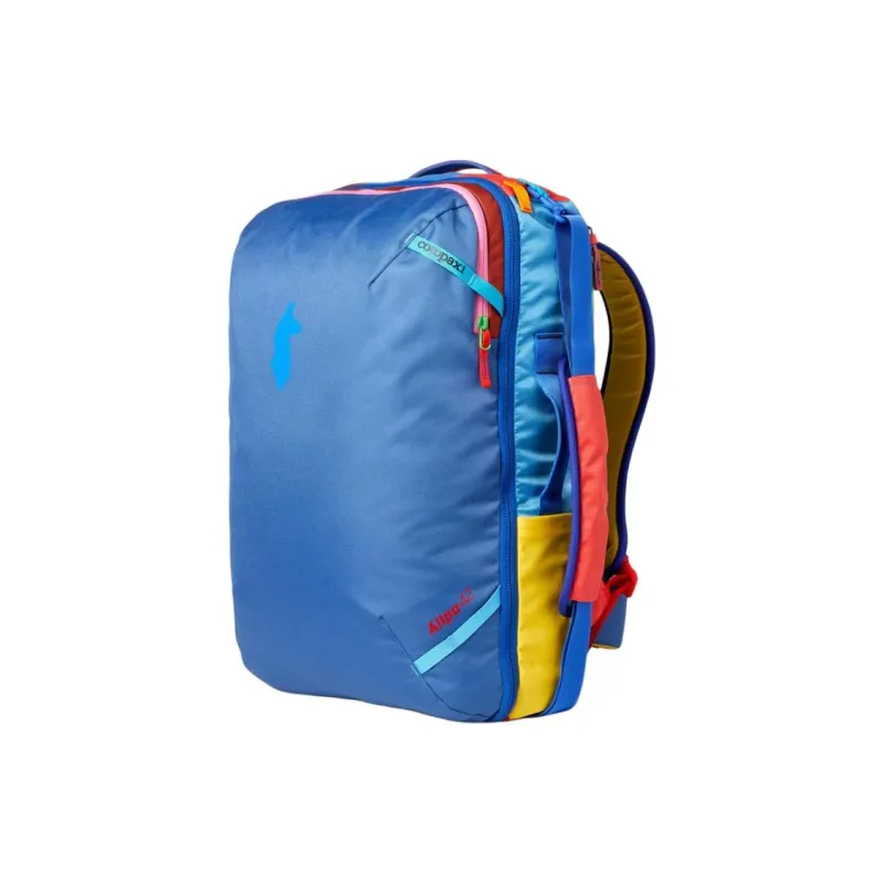 Cotopaxi Nylon Backpack Unisex Blue & Pink & Yellow-0