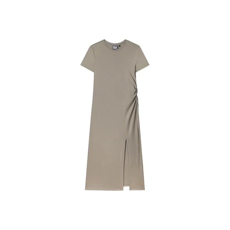 FILA ORIGINALE Short Sleeved Dress Women's Steam Gray GY-0