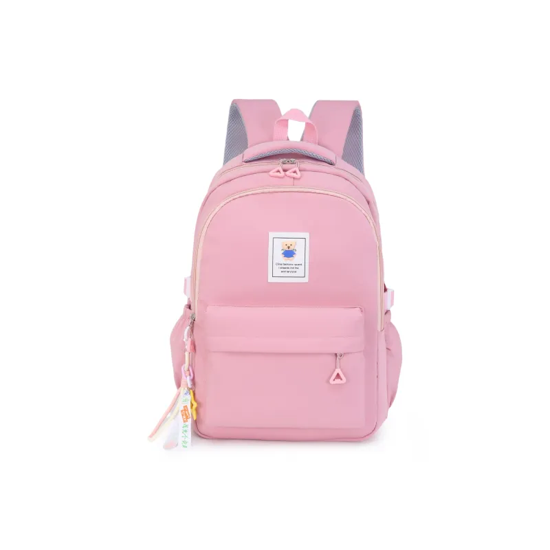 OURFUN Nylon Backpack Unisex Black/Pink/Watermelon Red/Green/Blue-15