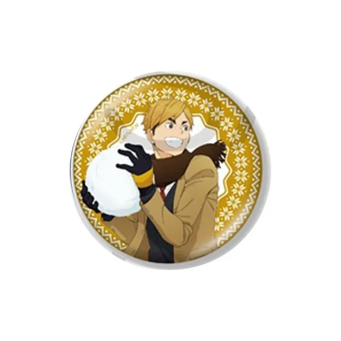 CRUX Haikyuu!! , Snow Version Hayashi, Kozuchi, Itsui, Black Heel Tab Badges-9