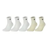Soft and Warm Loop Socks-5 Pack (White 3+Beige 2)