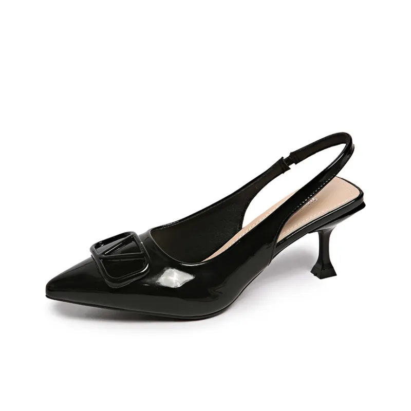 Dragon Dance Slim Heel High Heels 6cm Women's-0