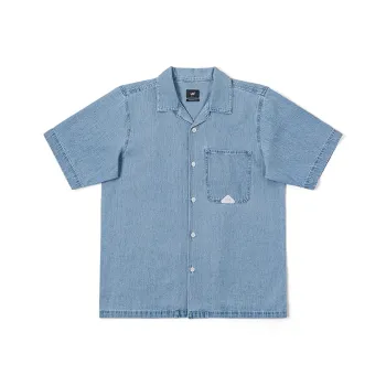 Lee Shirts Men Light Blue
