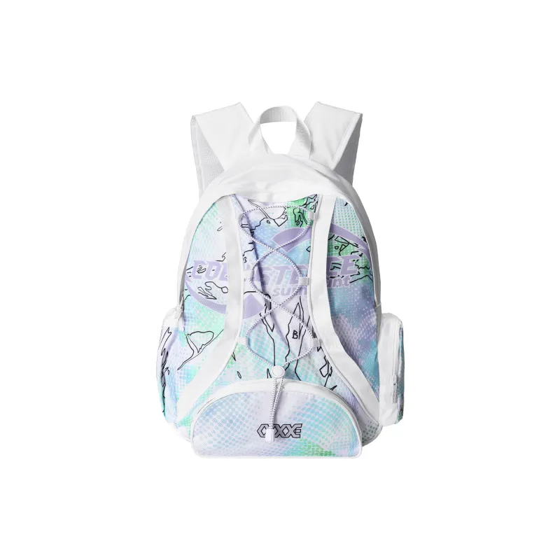 COEXISTENCE Polyester Backpack Unisex Black-25