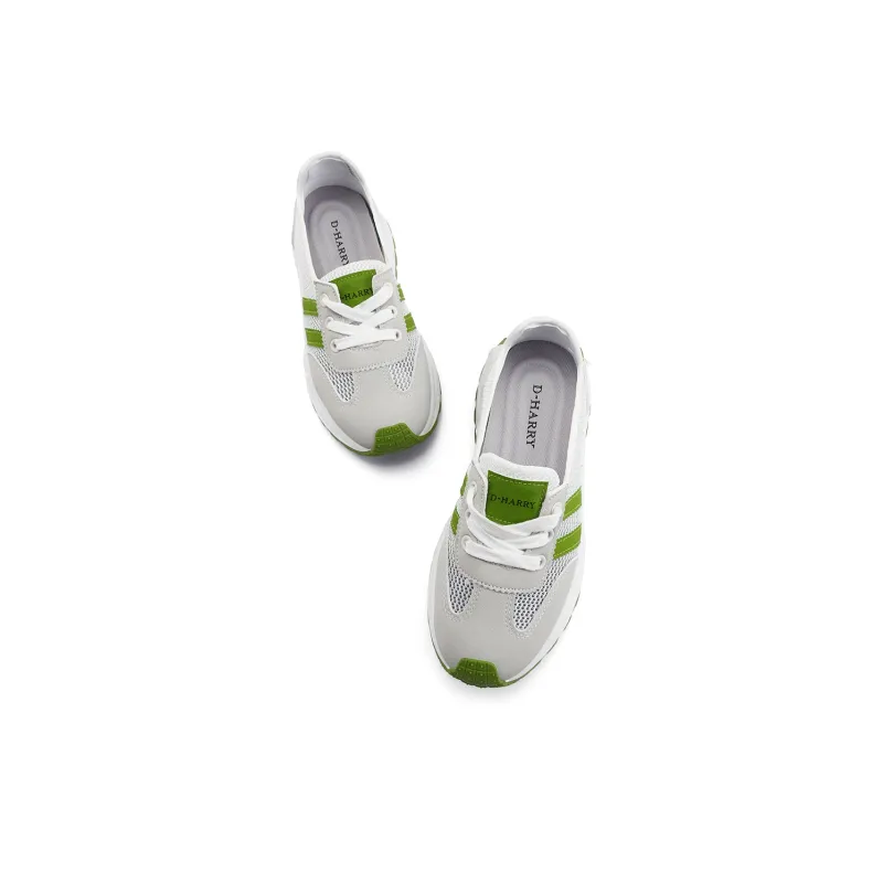 DHARRY Multicolor Velvet Bubbles Breathable Low Top Casual Shoes Women's-14