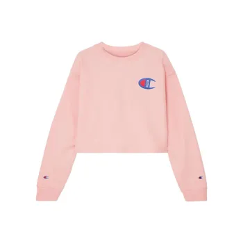 KITH Champion Brianna Cropped Crewneck Pink