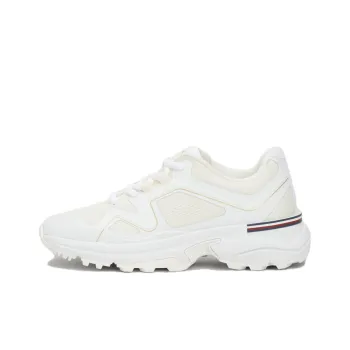 Tommy Hilfiger Trainers Abrasion Resistant Breathable Low Top Casual Running Shoes Women's Beige Yellow