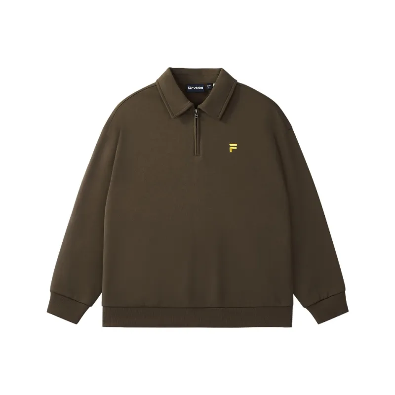 FILA FUSION FOB Series Sweatshirt Unisex Squirrel Chestnut-0