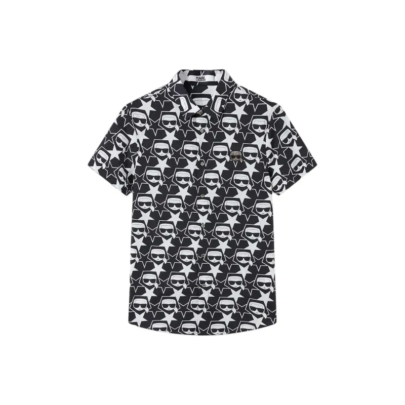 KARL LAGERFELD Shirt Men's Black-0