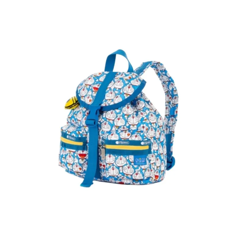 LeSportsac Fabric Backpack Medium Size Unisex Blue-1