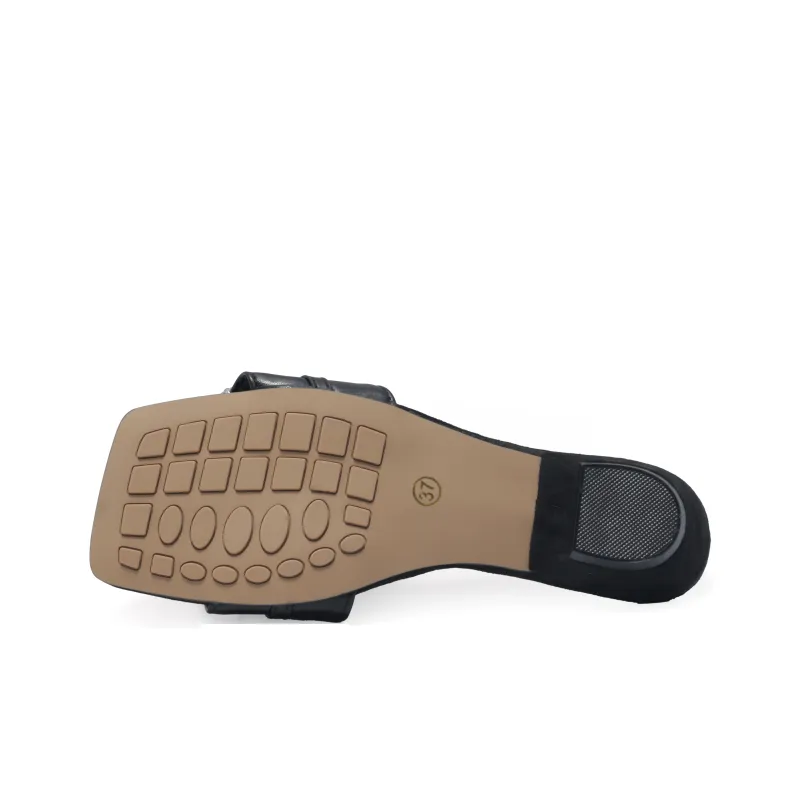 Be Good Rubber Metal Rhinestone Abrasion Resistant Slide Slippers Women's-5