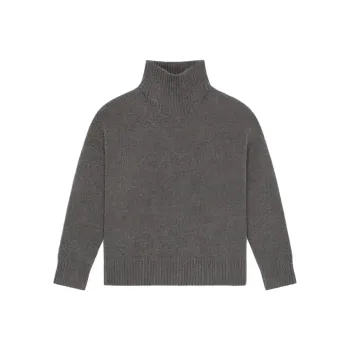 Givenchy Long Rolled Neck Sweater 'Grey Mix'