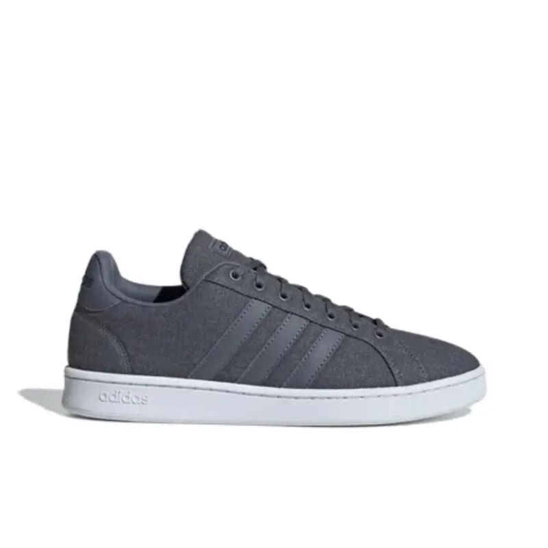Adidas GRAND COURT Abrasion Resistant Low Top Skateboard Shoes Unisex Gray-1