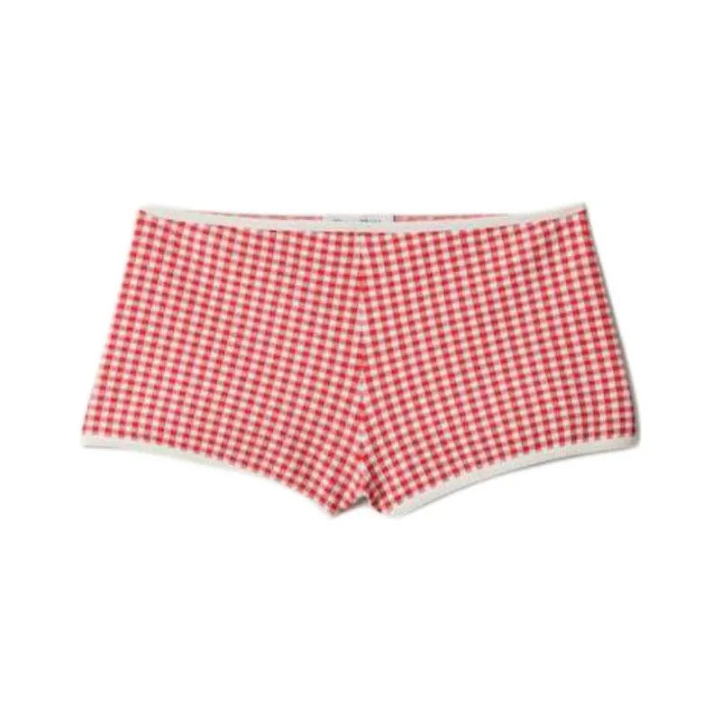 MIU MIU Casual Shorts Women's Red White-0