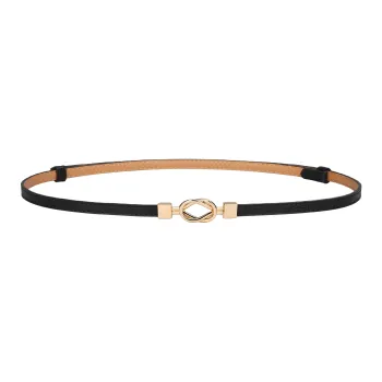 MEXICAN Polyurethane Leather Belt Women's 1cm
