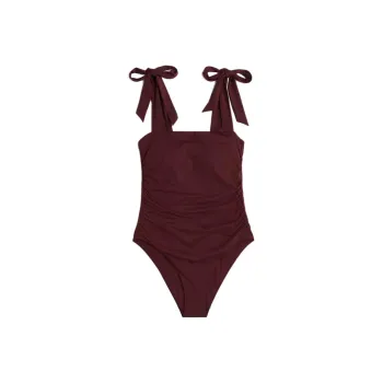 H&M One Piece Swimsuits Women's Burgundy