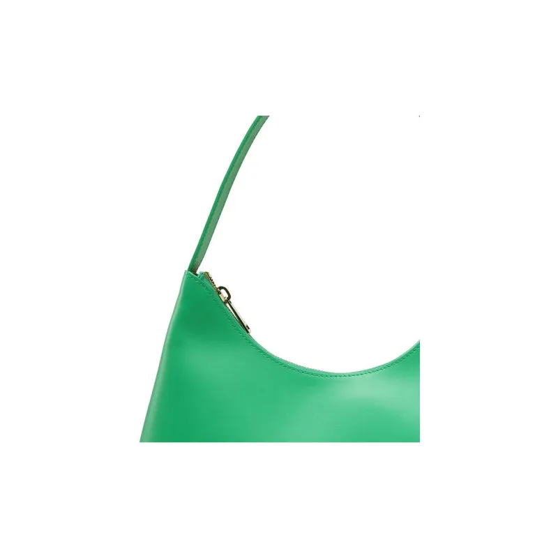 Furla Diamante Grain Leather Handbag, Shoulder Bag Women's Green-3