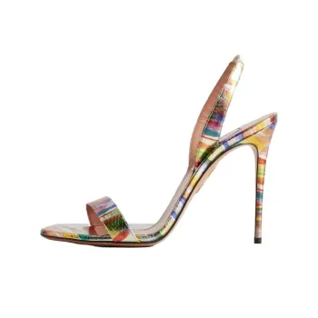 AQUAZZURA One Strap Sandals Women's Multicolor