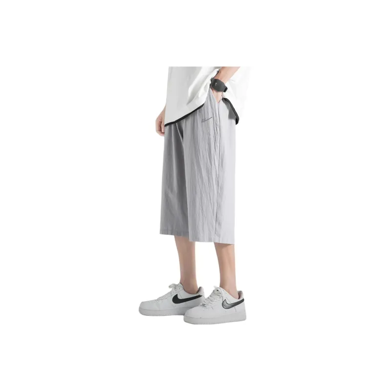 Warrior Huichao Riding The Wind Collection Casual Shorts Unisex Dark Gray-18