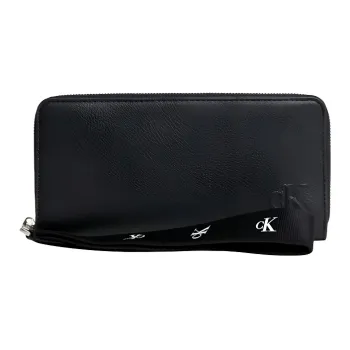 CK/Calvin Klein Recycled Polyester Wallet Women's Black