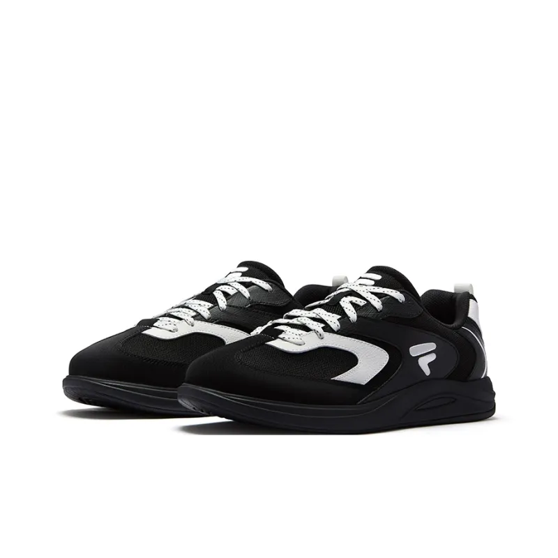 FILA FUSION BUZZARD FLAT Slate Shoes Low Top Skateboard Shoes Men's Black White-1