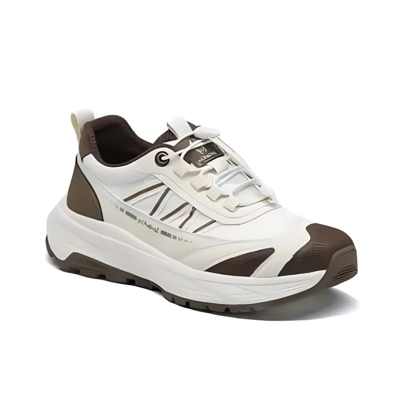 Spider King Low Top Spider King Chunky Sneakers For Men Summer Breathable Mesh Upper Men's Ecru-1