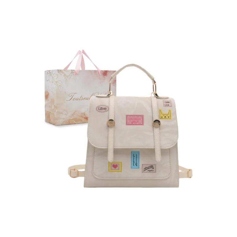 TOUTSEUL YOLO PU Backpack Regular Women's White-0